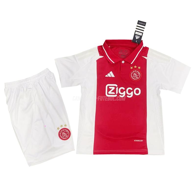 adidas camisola ajax crianças equipamento principal 2024-25