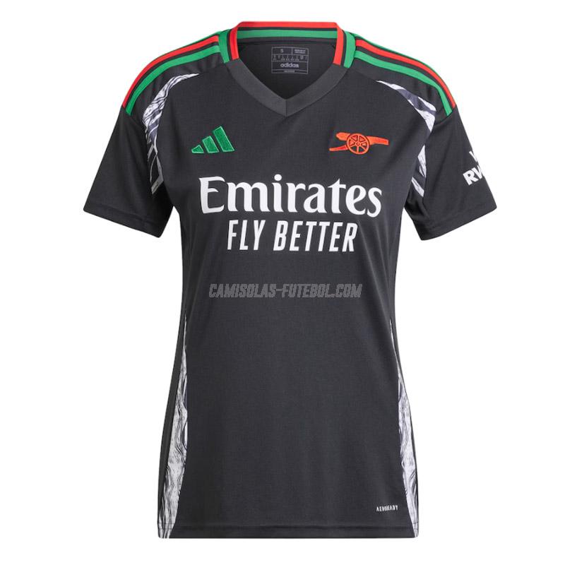 adidas camisola arsenal mulher equipamento suplente 2024-25