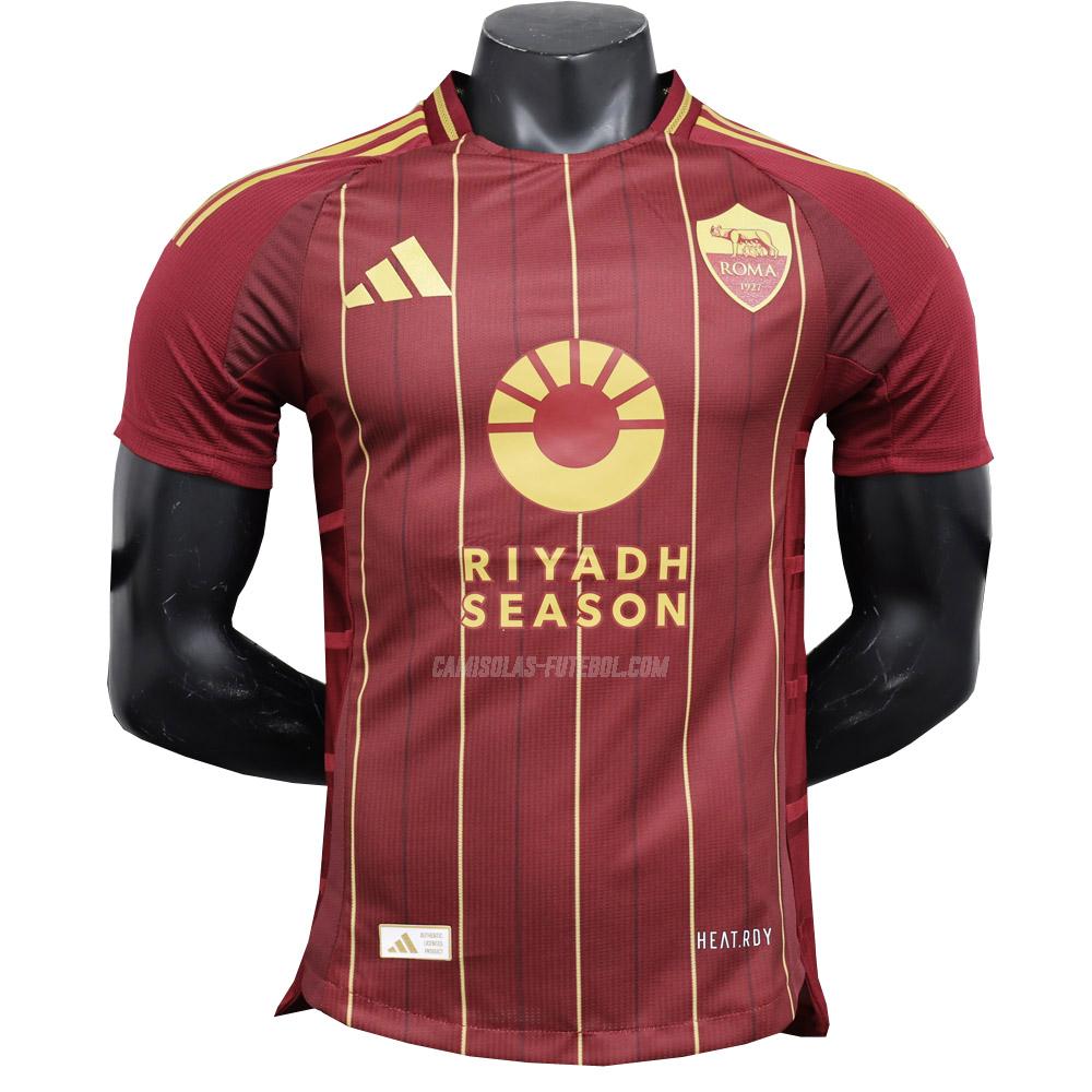 adidas camisola as roma edição player equipamento principal 2024-25