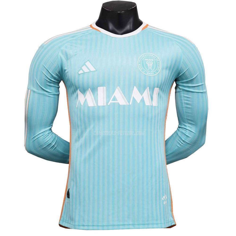 adidas camisola inter miami manga comprida equipamento alternativo 2024-25