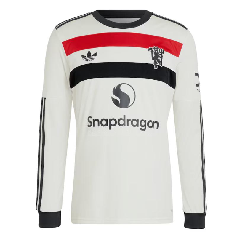 adidas camisola manchester united manga comprida equipamento alternativo 2024-25