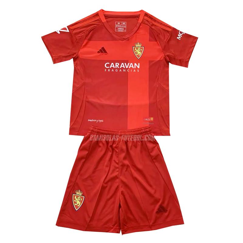 adidas camisola real zaragoza crianças equipamento suplente 2024-25