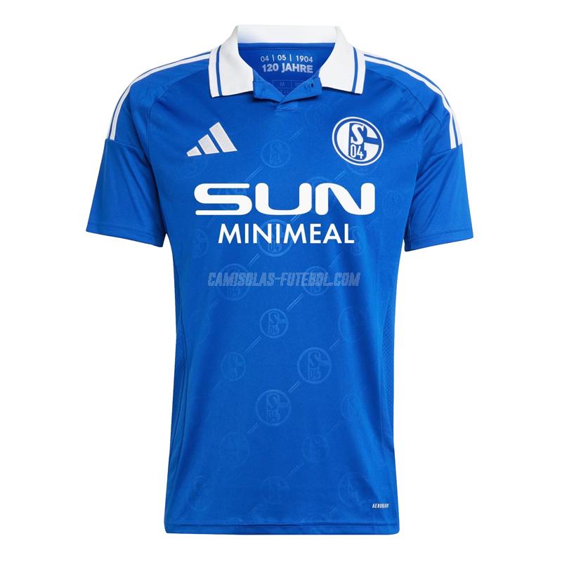 adidas camisola schalke 04 equipamento principal 2024-25