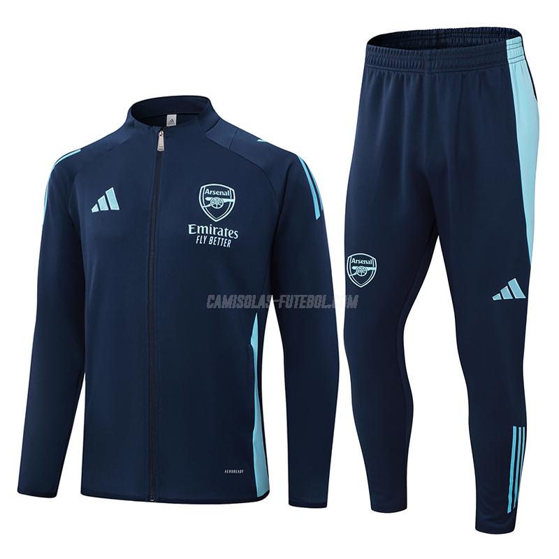 adidas casaco arsenal a241217 azul navy 2024-25