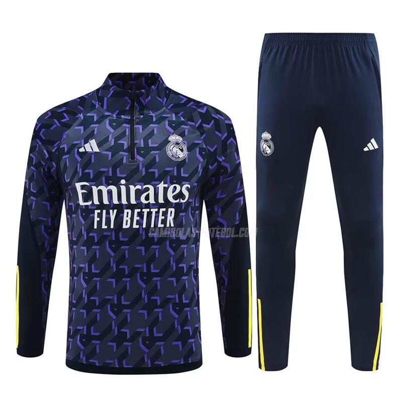 adidas sweatshirt real madrid 2433a1 azul 2024