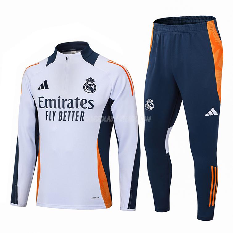 adidas sweatshirt real madrid azul navy branco 2024-25