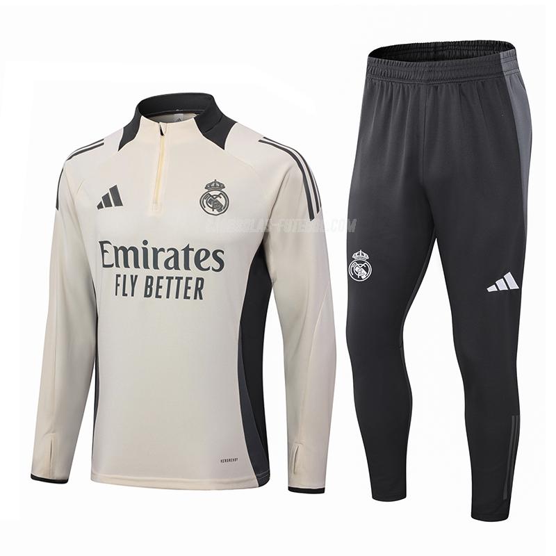 adidas sweatshirt real madrid crema 2024-25