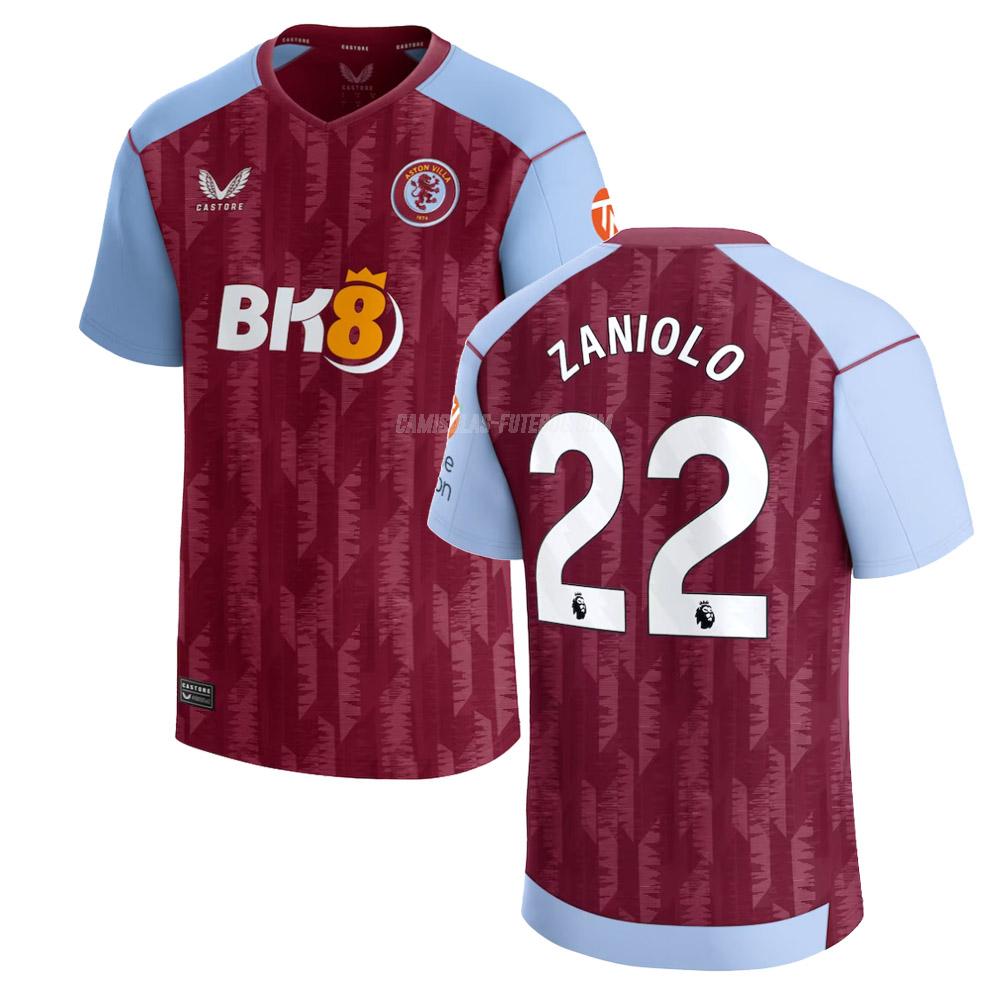 castore camisola aston villa zaniolo equipamento principal 2023-24