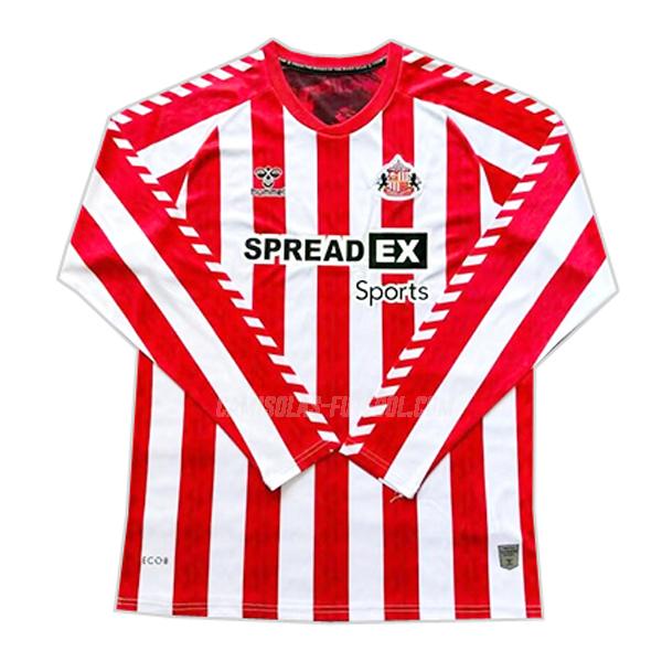 hummel camisola sunderland manga comprida equipamento principal 2024-25