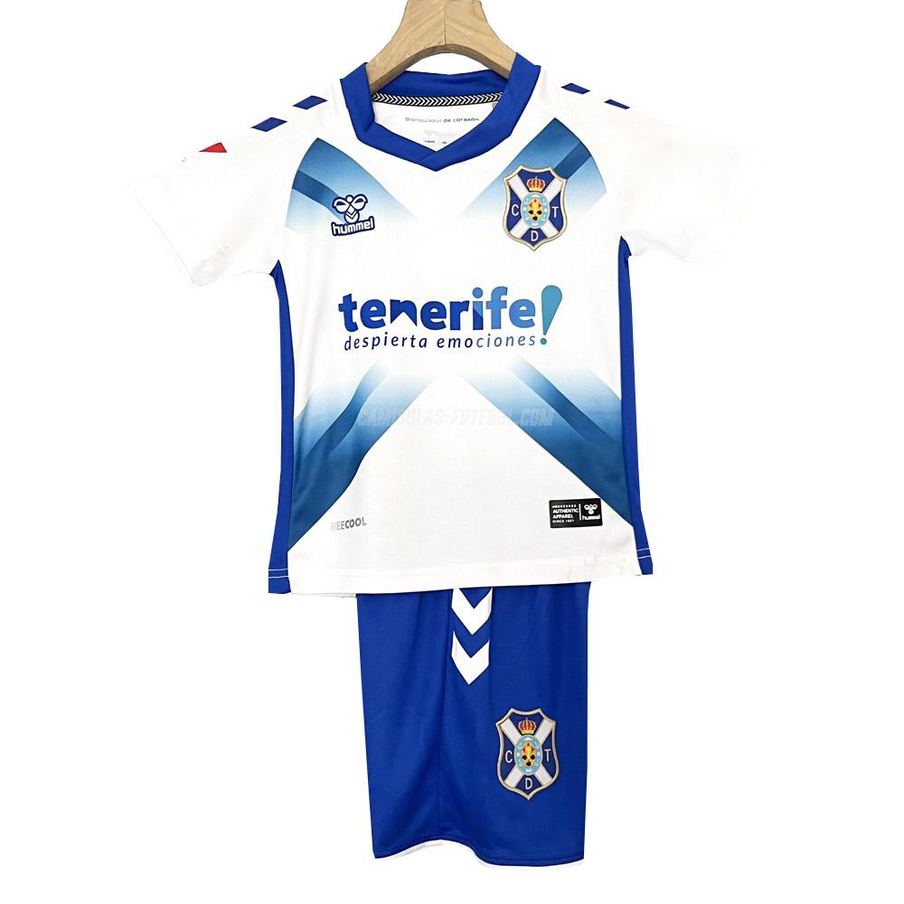 hummel camisola tenerife crianças equipamento principal 2024-25