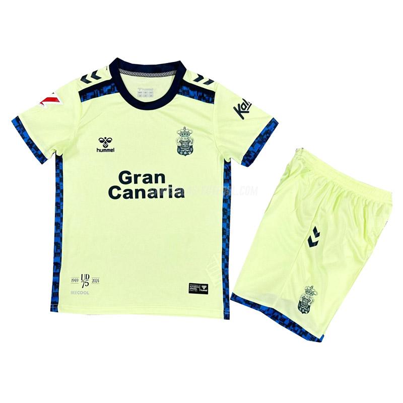 hummel camisola ud las palmas crianças equipamento alternativo 2024-25