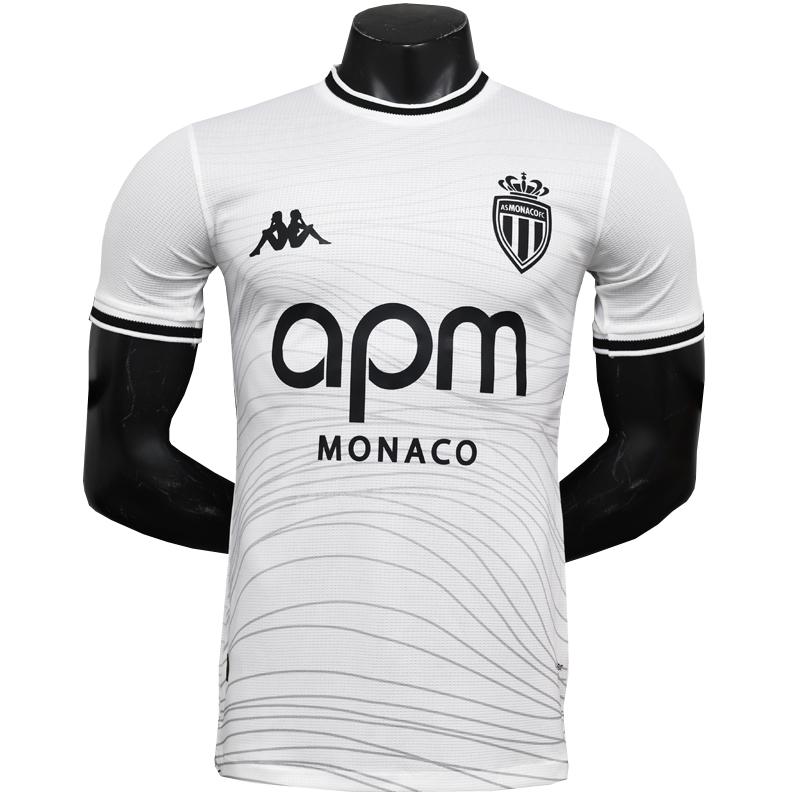 kappa camisola as monaco fc edição player equipamento alternativo 2024-25