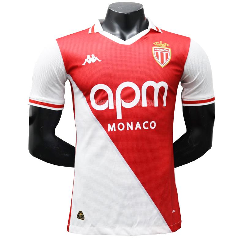 kappa camisola as monaco fc edição player equipamento principal 2024-25