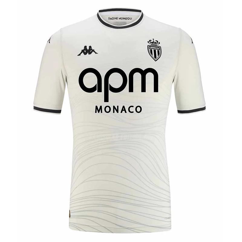 kappa camisola as monaco fc equipamento alternativo 2024-25