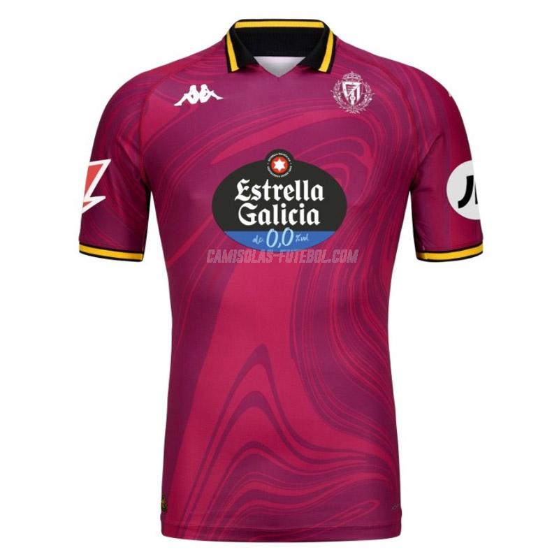 kappa camisola real valladolid equipamento alternativo 2024-25