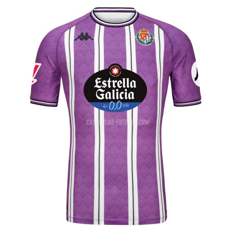 kappa camisola real valladolid equipamento principal 2024-25