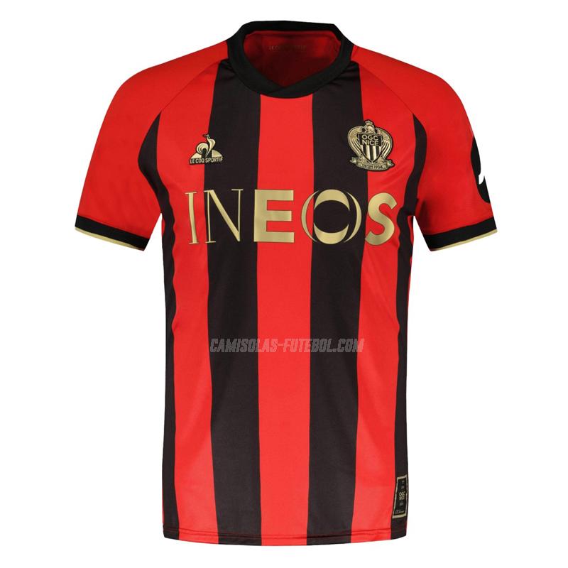 le coq sportif camisola ogc nice equipamento principal 2024-25