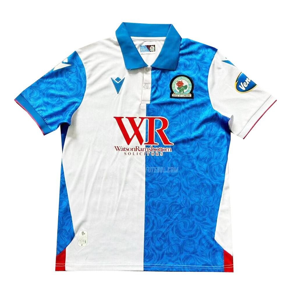 macron camisola blackburn rovers equipamento principal 2024-25