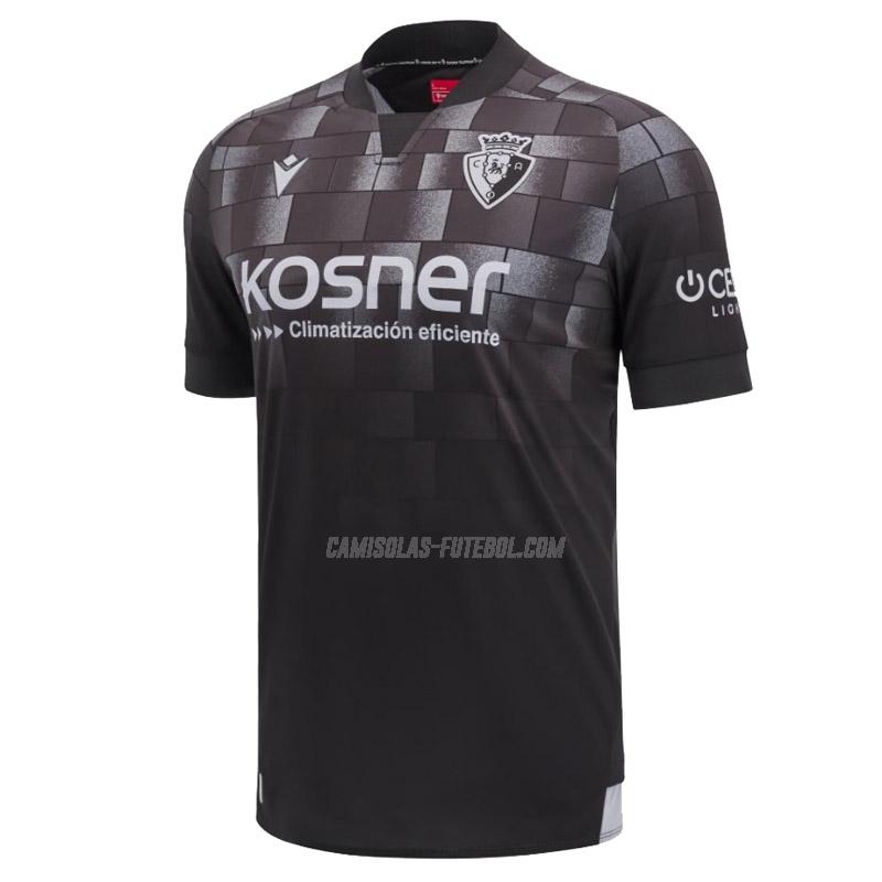 macron camisola ca osasuna equipamento alternativo 2024-25