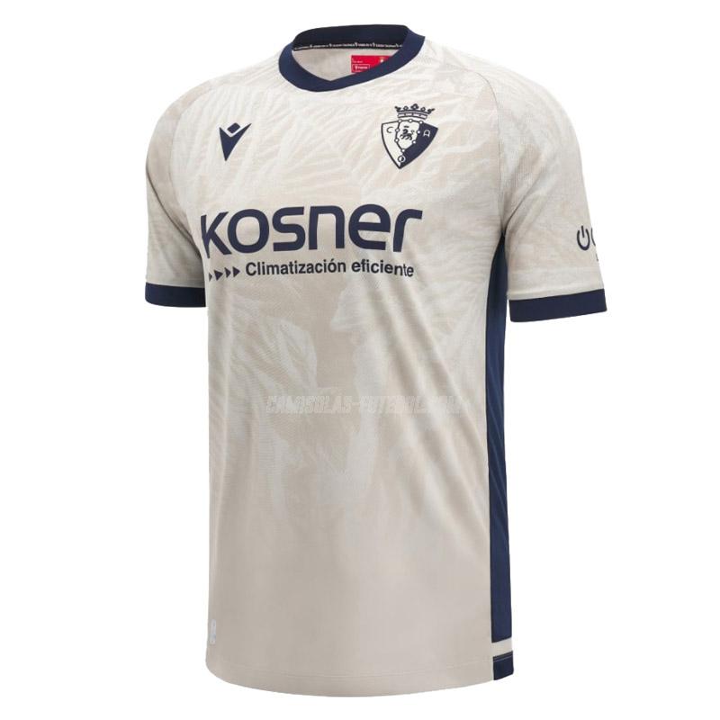 macron camisola ca osasuna equipamento suplente 2024-25