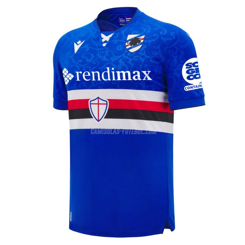 macron camisola sampdoria equipamento principal 2024-25