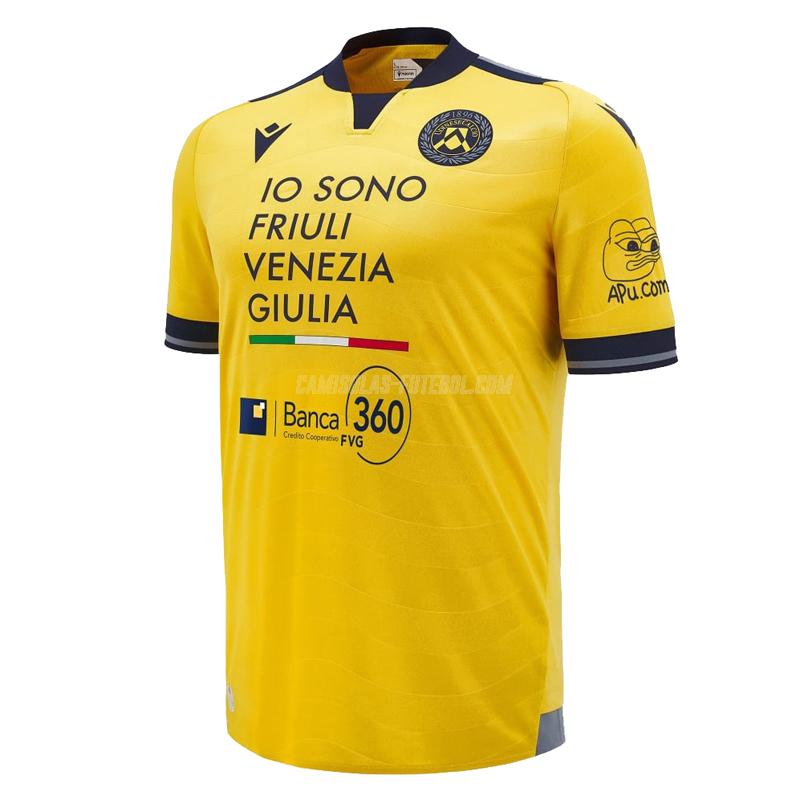 macron camisola udinese calcio equipamento suplente 2024-25