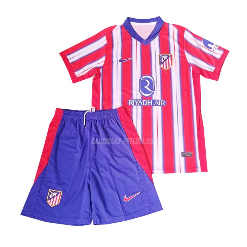 nike camisola atlético de madrid crianças equipamento principal 2024-25