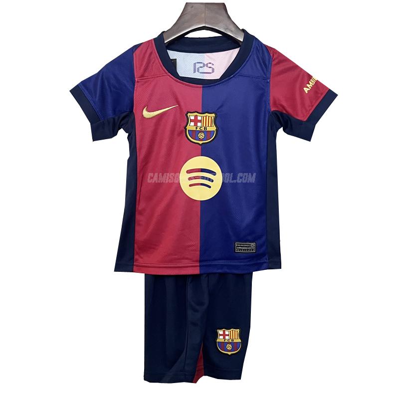 nike camisola barcelona crianças nad equipamento principal 2024-25