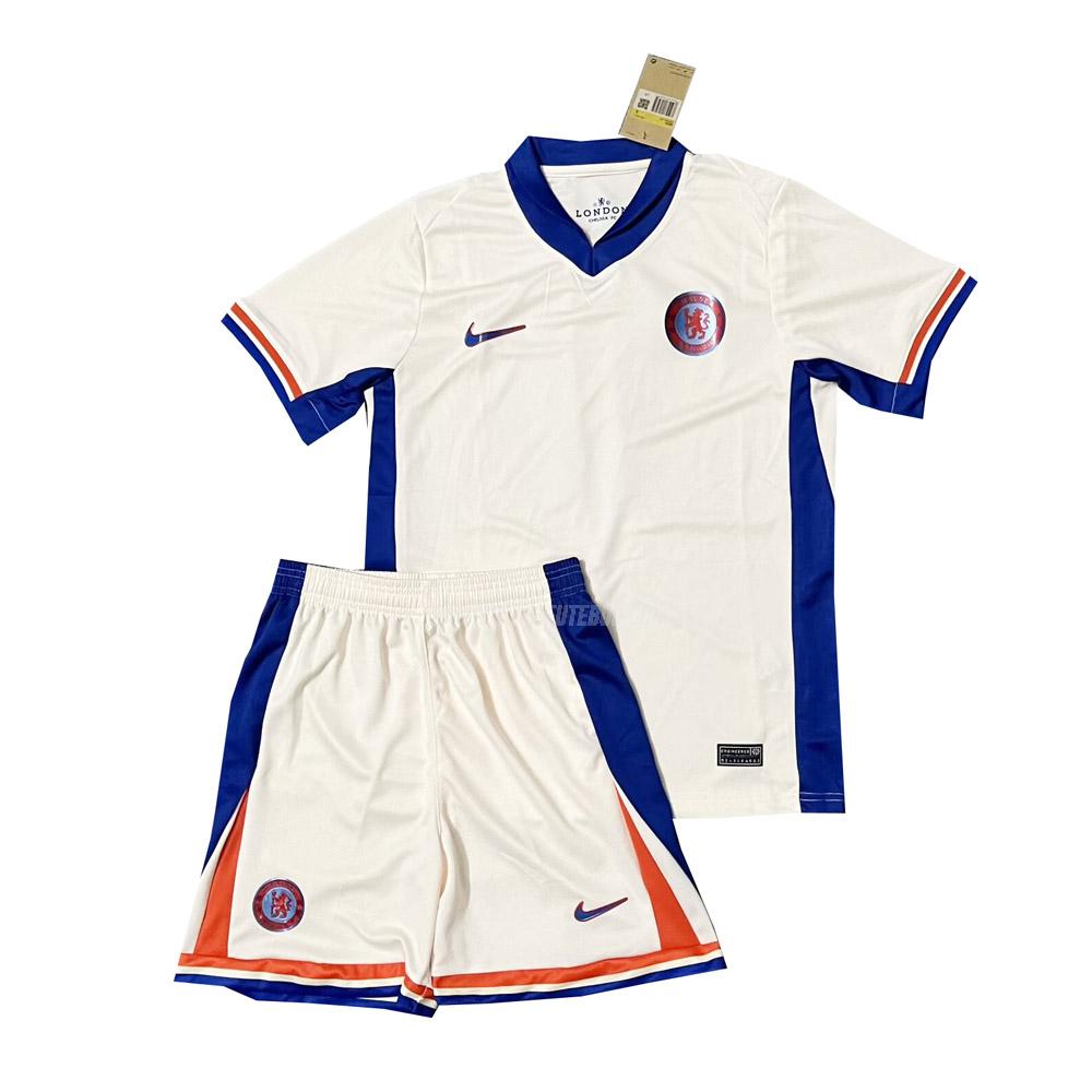 nike camisola chelsea crianças equipamento suplente 2024-25