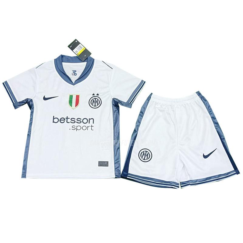 nike camisola inter de milão crianças equipamento suplente 2024-25