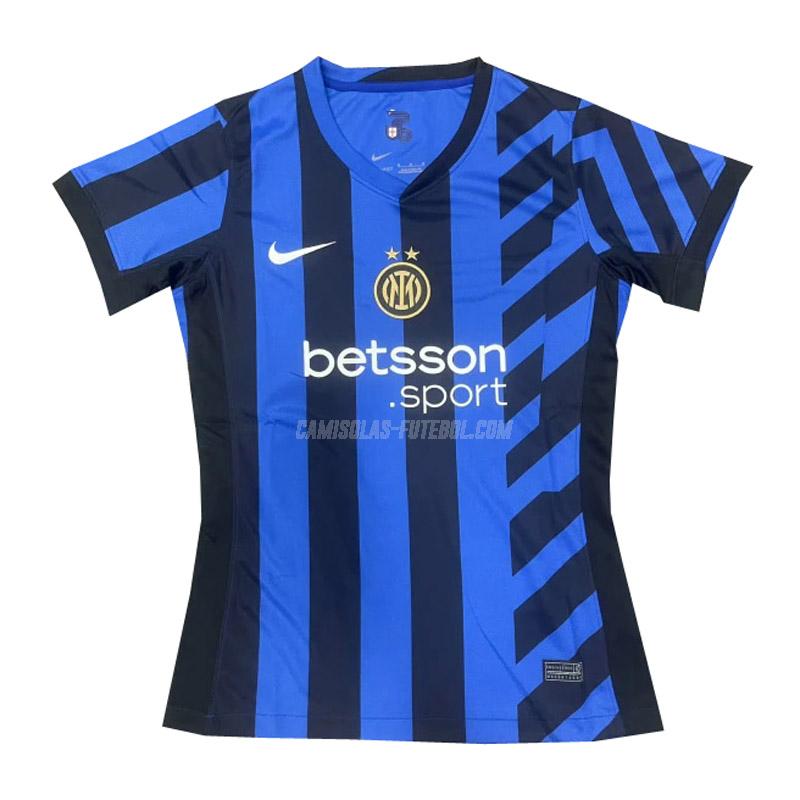 nike camisola inter de milão mulher equipamento principal 2024-25