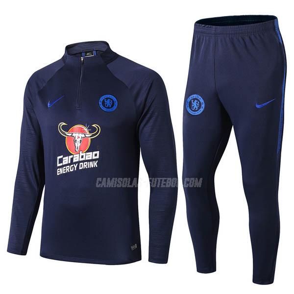 nike sweatshirt chelsea azul escuro 2019-2020