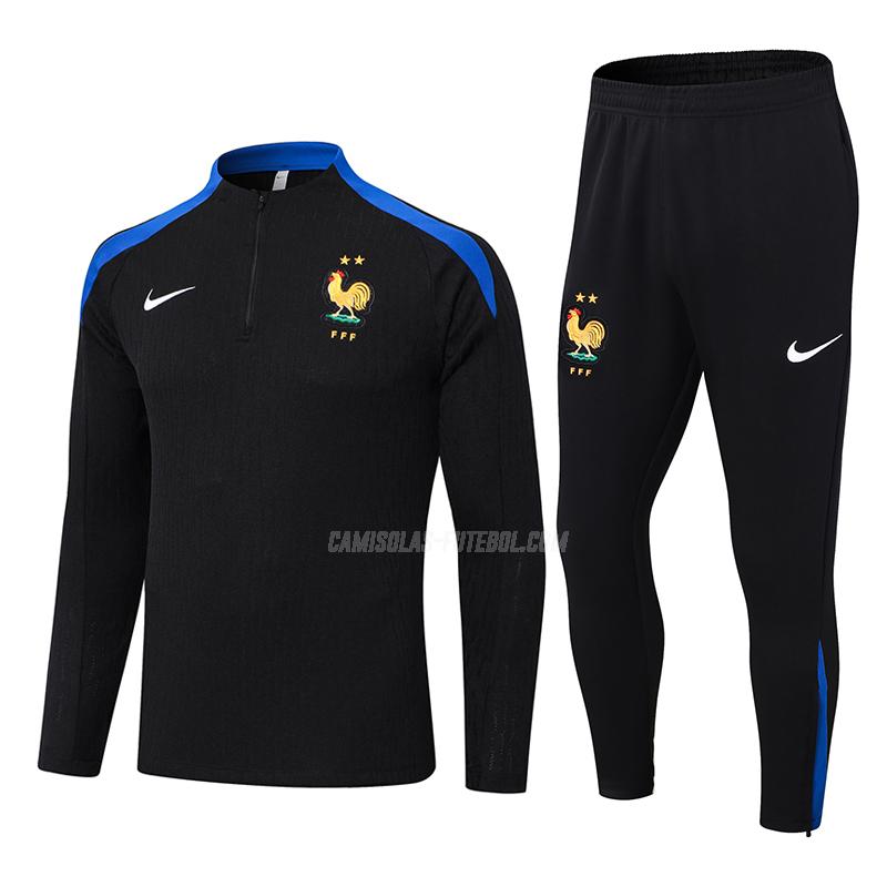 nike sweatshirt frança preto 2024-25