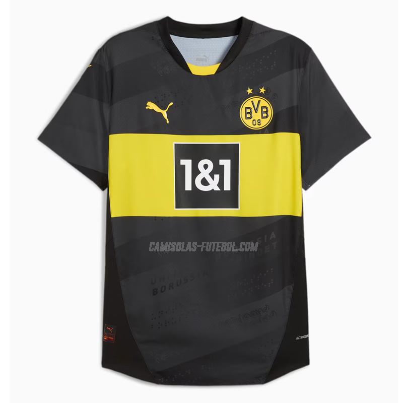 puma camisola borussia dortmund equipamento suplente 2024-25