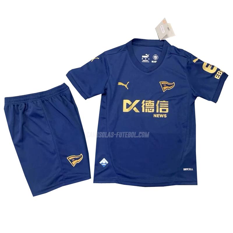 puma camisola deportivo alavés crianças equipamento alternativo 2024-25