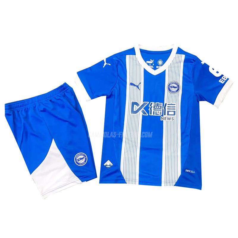 puma camisola deportivo alavés crianças equipamento principal 2024-25