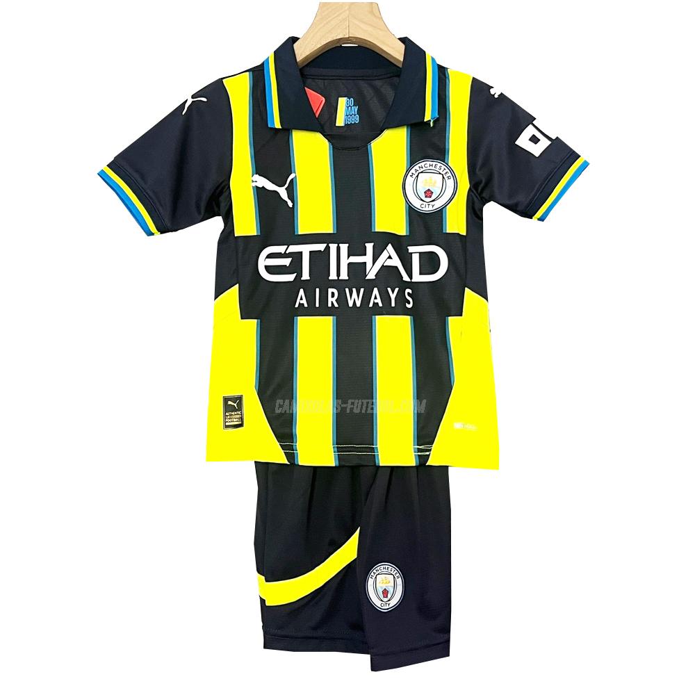 puma camisola manchester city crianças equipamento suplente 2024-25