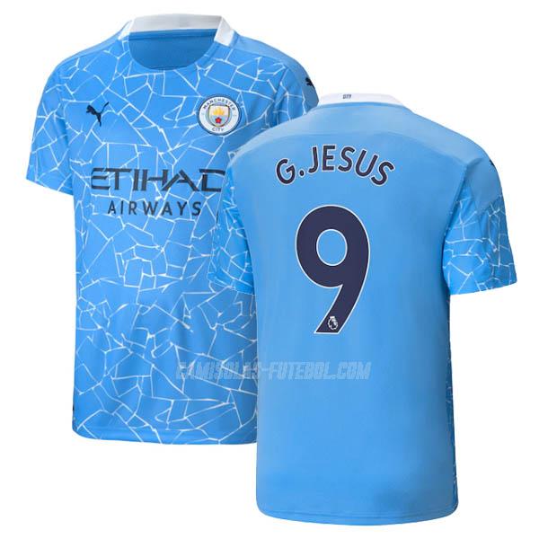 puma camisola manchester city g.jesus equipamento principal 2020-21