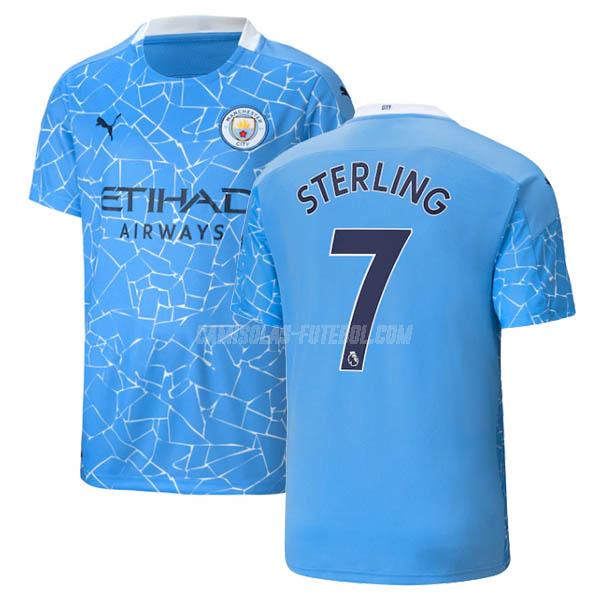 puma camisola manchester city sterling equipamento principal 2020-21