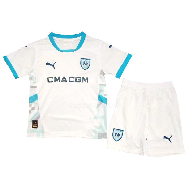 puma camisola olympique de marsella crianças equipamento principal 2024-25