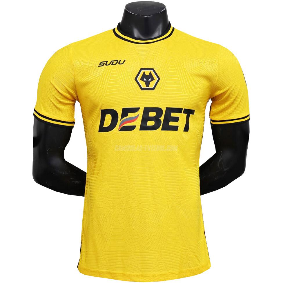 sudu camisola wolverhampton wanderers edição player equipamento principal 2024-25