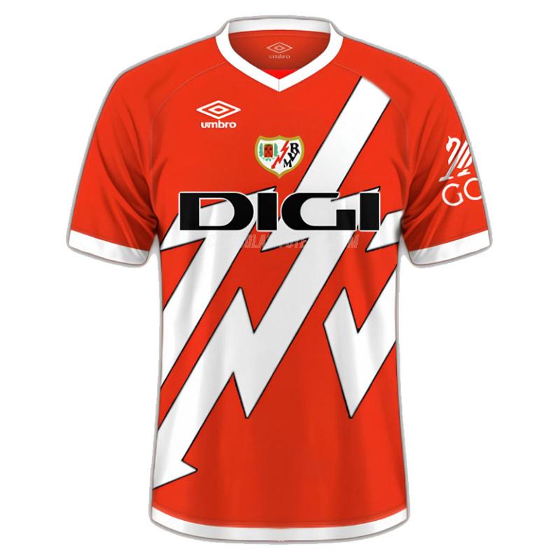 umbro camisola rayo vallecano equipamento suplente 2024-25